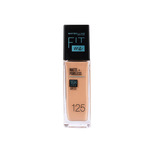 MAYBELLINE 16H MATT PORELESS SPF 22 FOUNDATION 125 30 ML