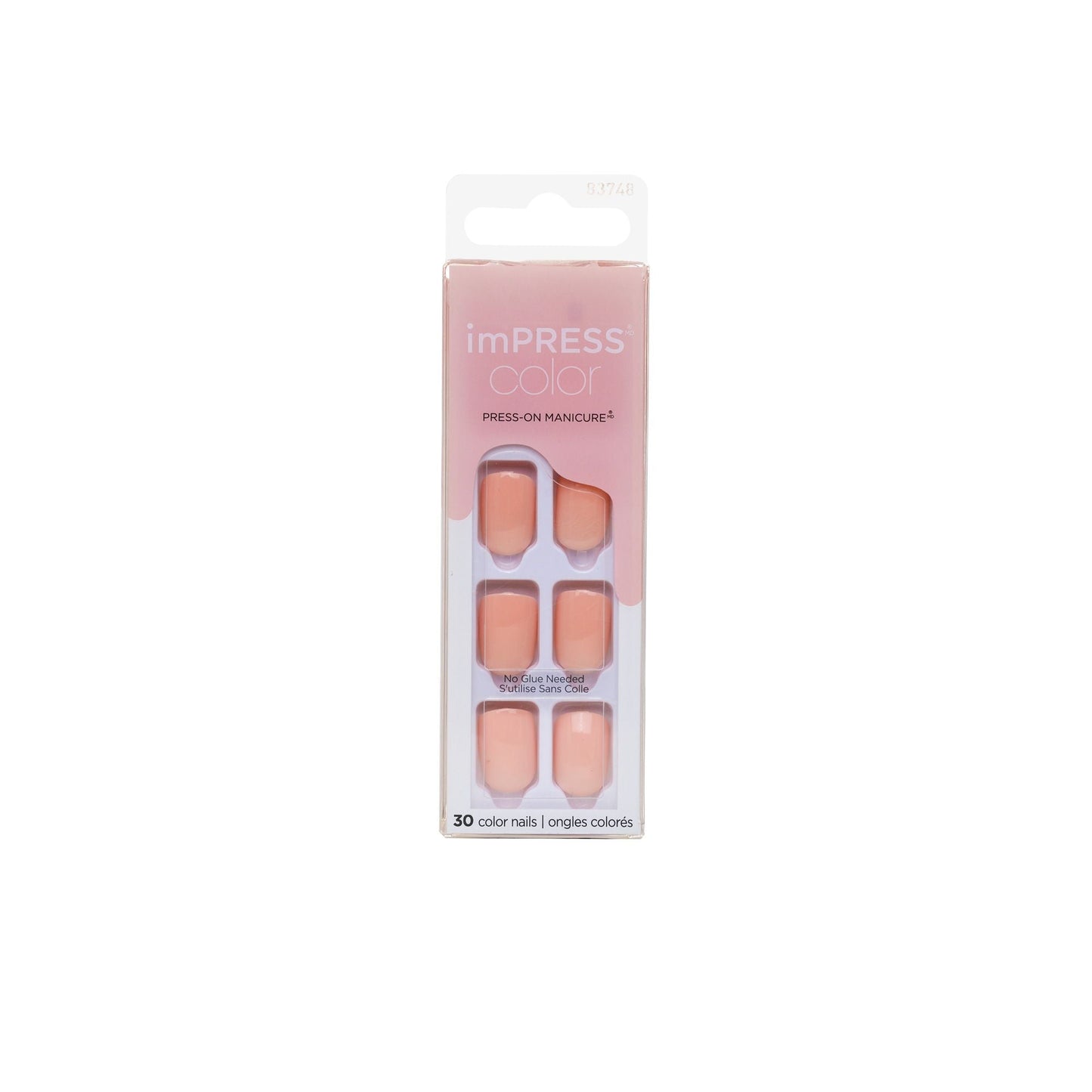 KISS NAILS IMPRESS PEEVISH PINK 009 KIMC009C 30 S