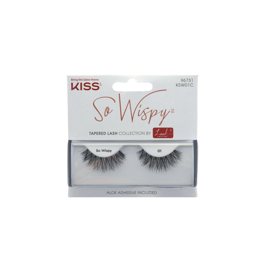 KISS SO WISPY TAPERED LASH 01 KSW01C