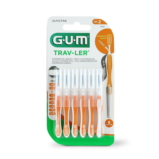 G.U.M PROXABRUSH TRAVLER ULTRA FINE CYL. 1412