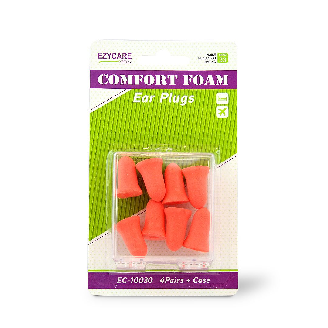 EZY CARE COMFORT FOAM EAR PLUG 4 PAIR-10030