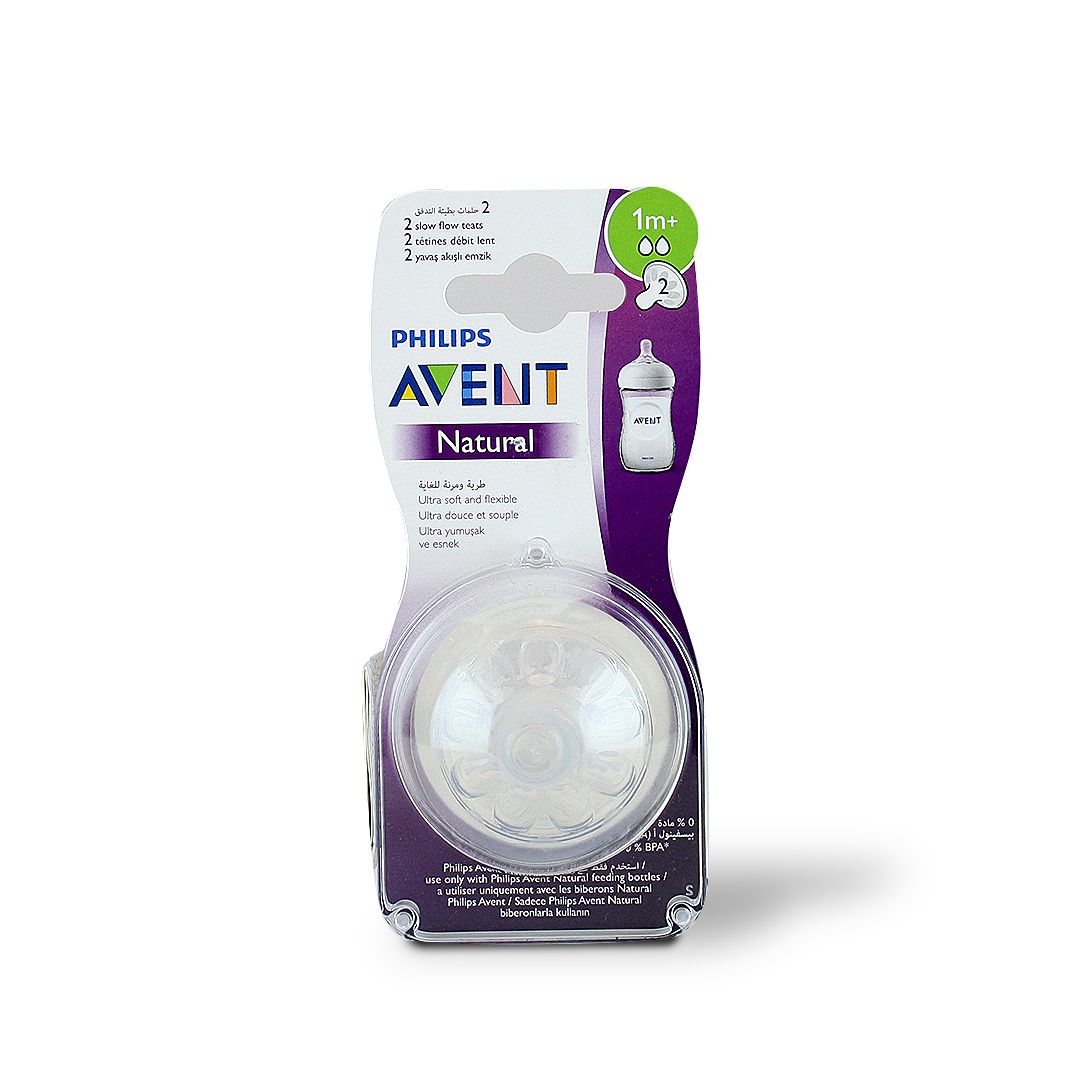 AVENT NATURAL 2 TEATS 1M+ SCF042 / 27