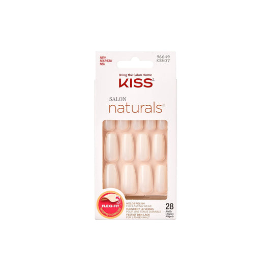 KISS NAILS SALON NATURALS LONG KSN07C 28 S