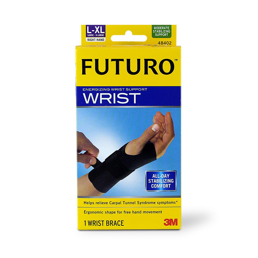 FUTURO WRIST ENERGIZING SUPPORT RIGHT HAND L-XL