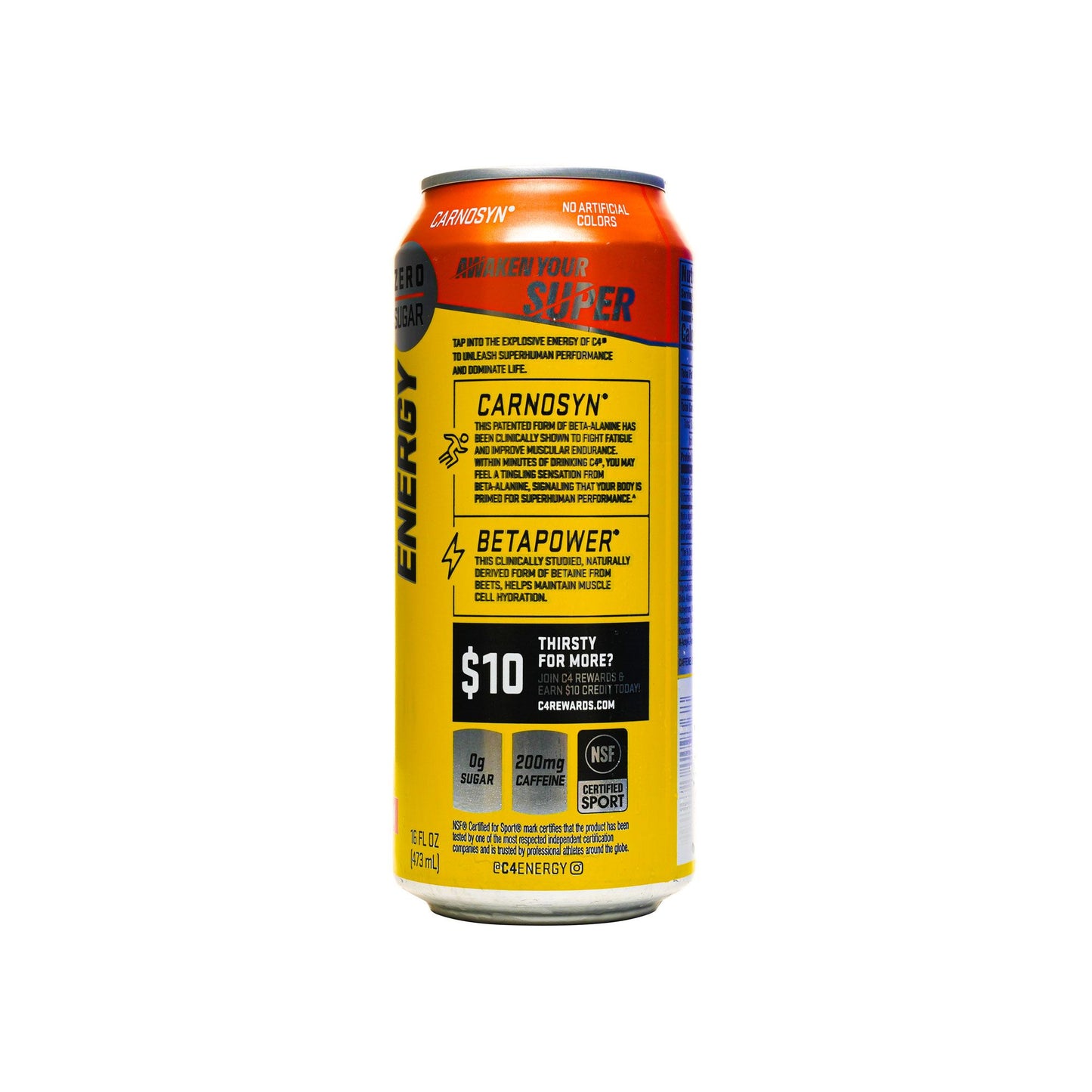 CELLUCOR C4 ON THE GO CRB ORANGE SLICE 16 FL OZ