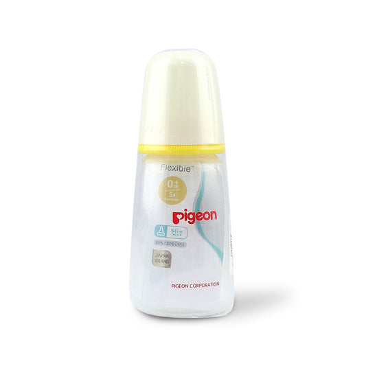 PIGEON BOTTLE PLASTIC SLIM S 120 ML WHITE 26012