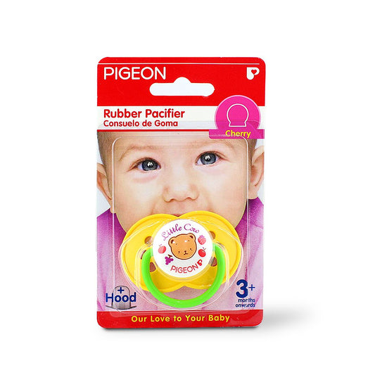 PIGEON PACIFIER RUBBER 3+ M CHERRY N852