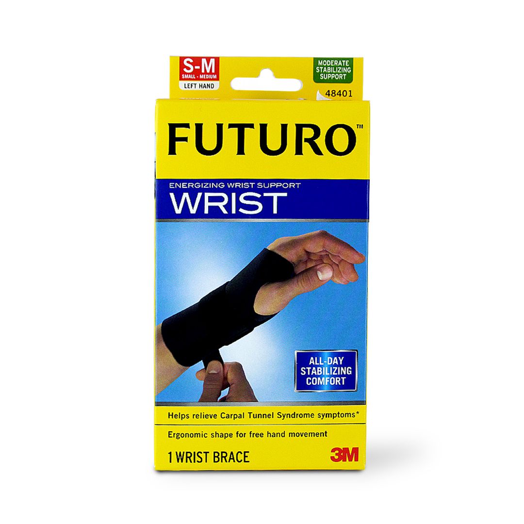 FUTURO WRIST ENERGIZING SUPPORT LEFT HAND S-M