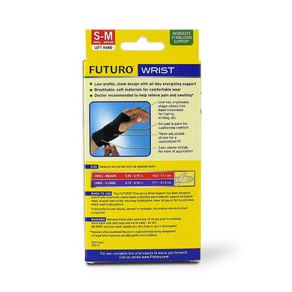 FUTURO WRIST ENERGIZING SUPPORT LEFT HAND S-M