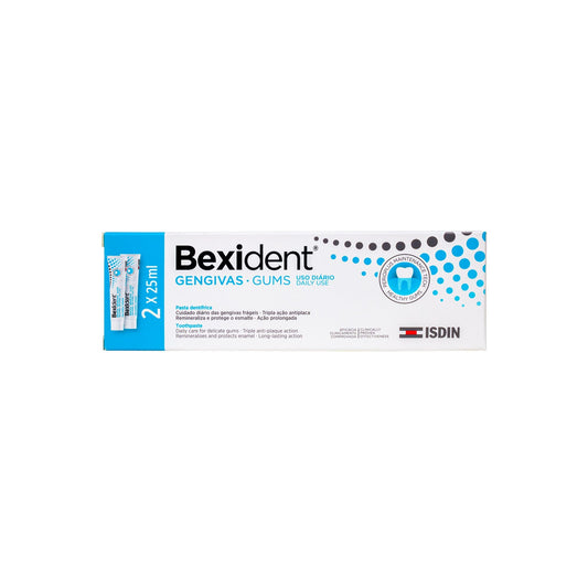 ISDIN BEXIDENT GUMS DAILY USE TOOTH PASTE 2 X 25 ML