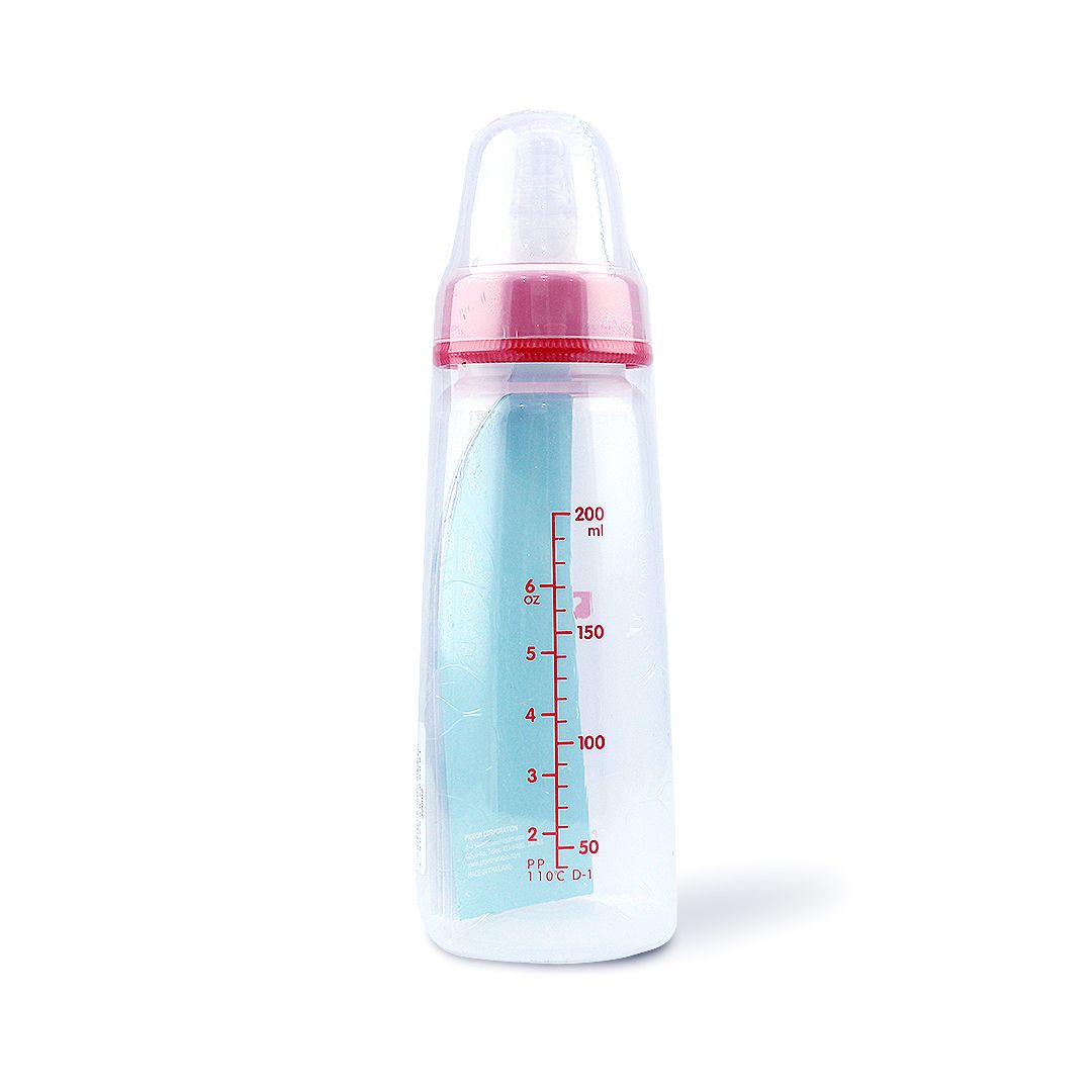 PIGEON BOTTLE PLASTIC M 200 ML CLEAR 26009