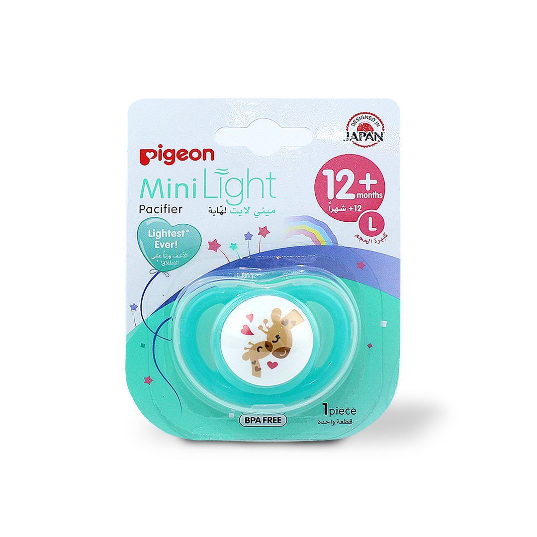 PIGEON SILICONE PACIFIER MINILIGHT 12+ 78465