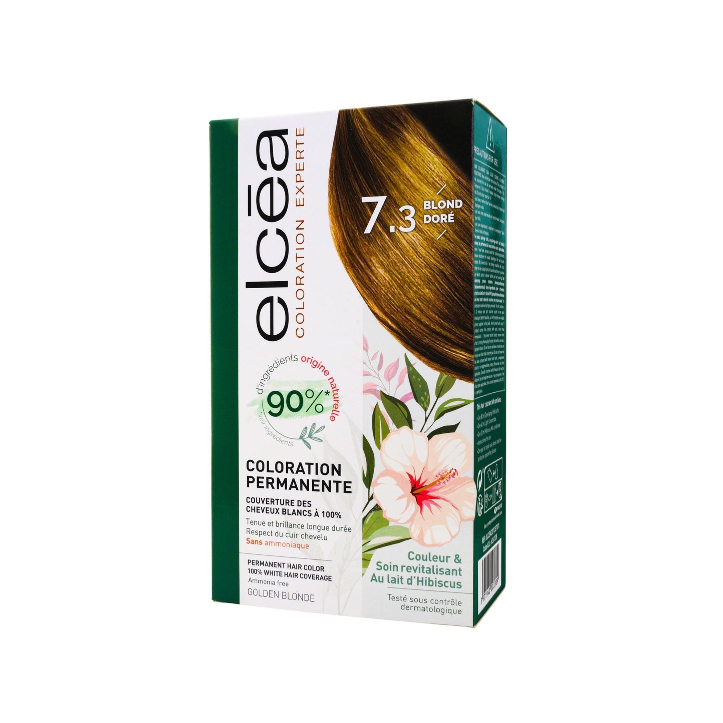 ELCEA PERMANENT HAIR COLOR 7.3 GOLDEN BLONDE