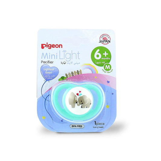 PIGEON SILICONE PACIFIER MINILIGHT 6+ 78462