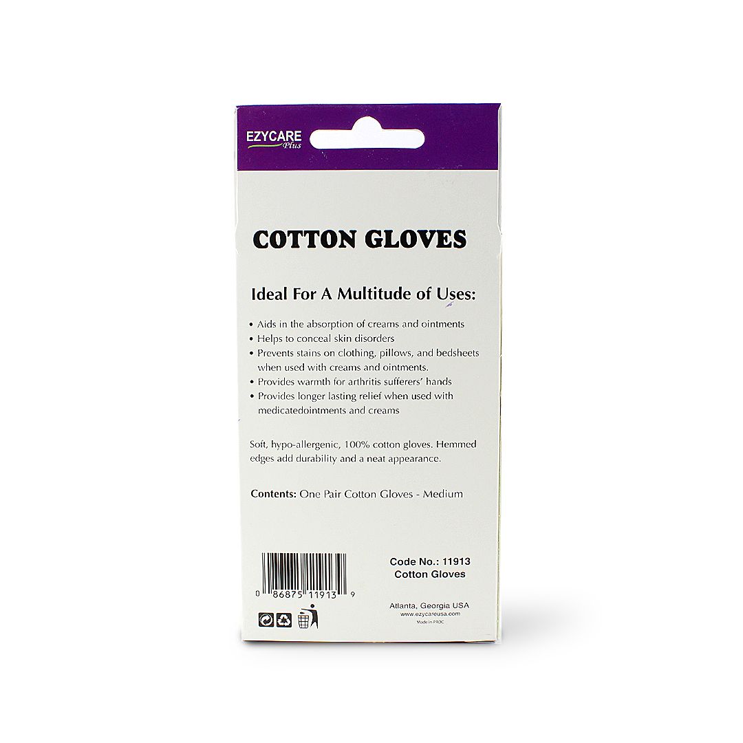 EZY CARE COTTON GLOVES-11913