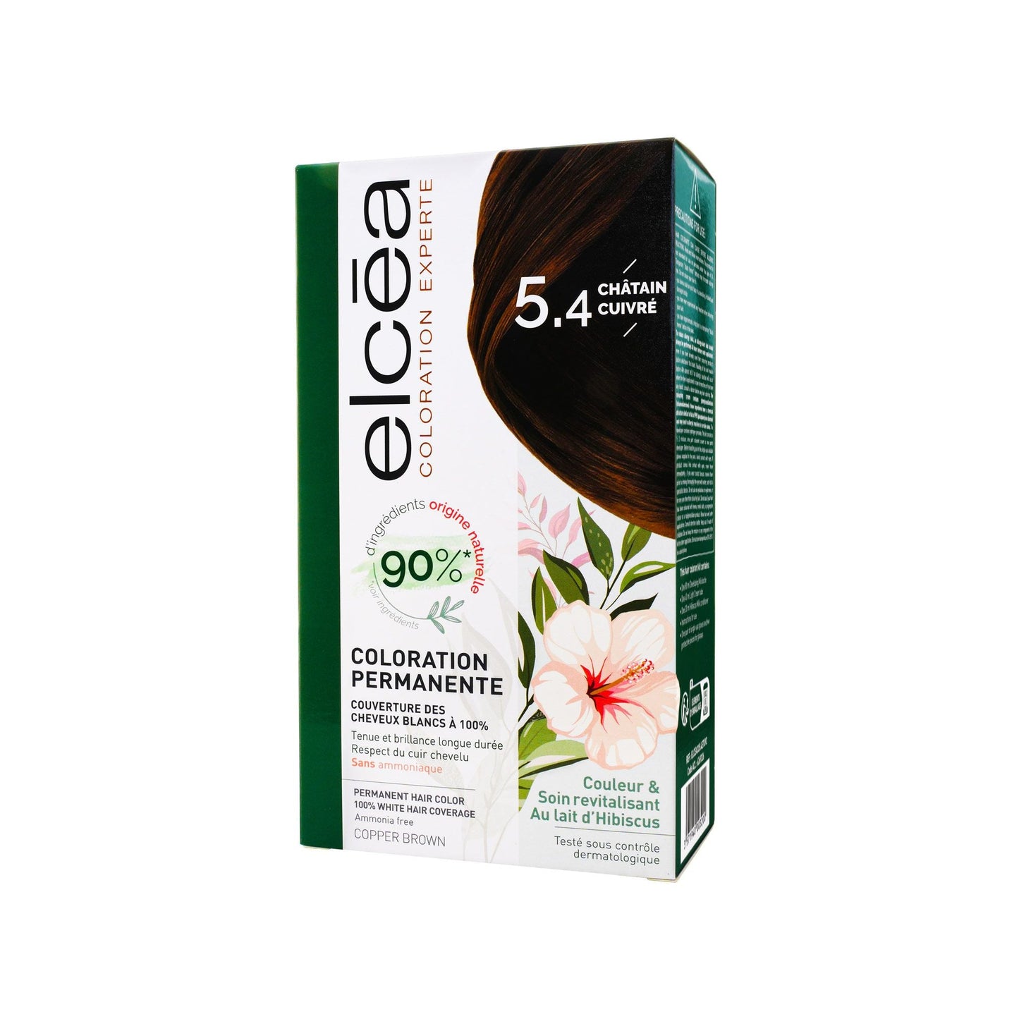 ELCEA PERMANENT HAIR COLOR 5.4 COPPER BROWN