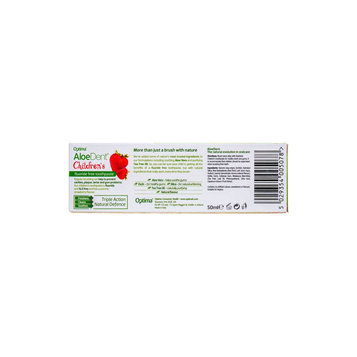 ALOEDENT TOOTH PASTE CHILDRENS FLUORIDE FREE 50 ML