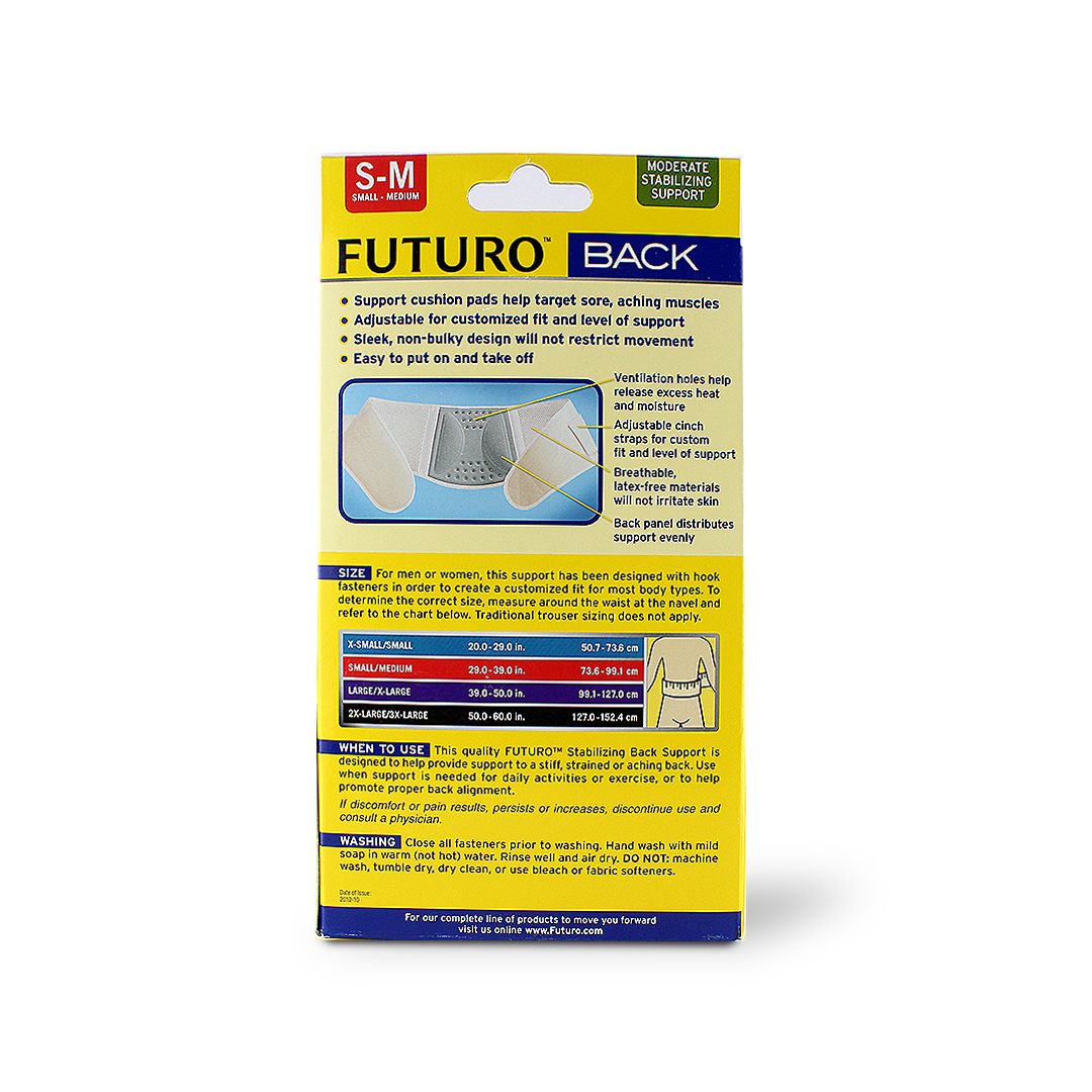 FUTURO BACK STABILIZING SUPPORT S-M