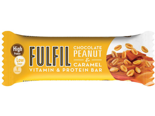FULFIL CHOCOLATE PEANUT AND CARAMEL BAR 55 G