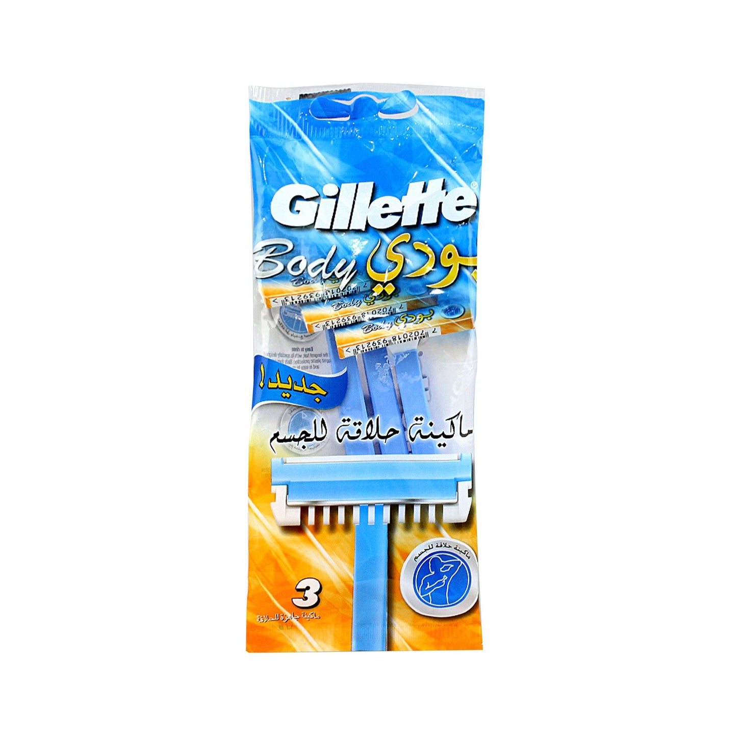 GILLETTE BODY CRUTS BLADES 3 S - 30207