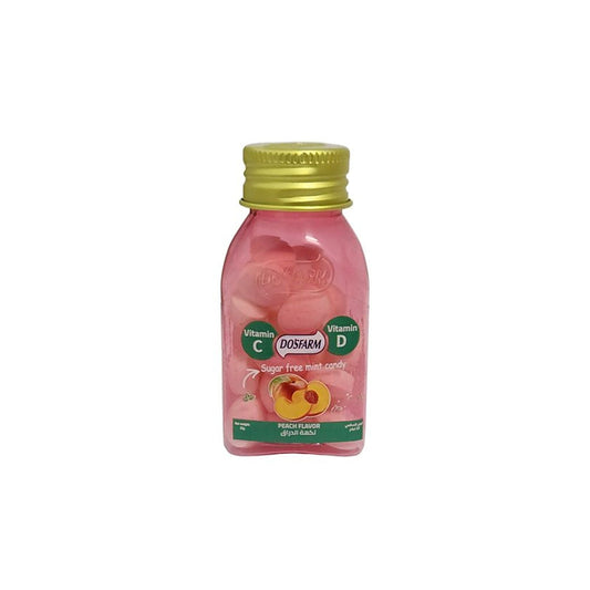 DOSFARM SUGAR FREE CANDY PEACH 22 G