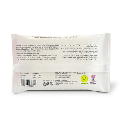 PUREBORN PURE GRAPEFRUIT WATER WIPES 10 S