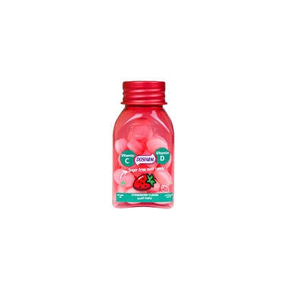 DOSFARM SUGAR FREE CANDY STRAWBERRY 22 G