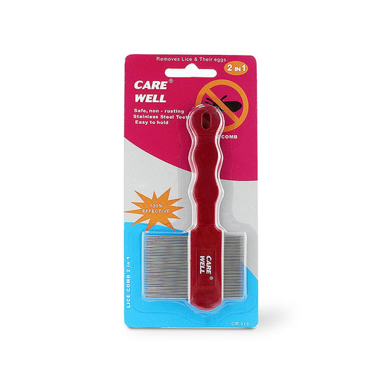 CARE WELL LICE COMB 2 IN 1 CW 310