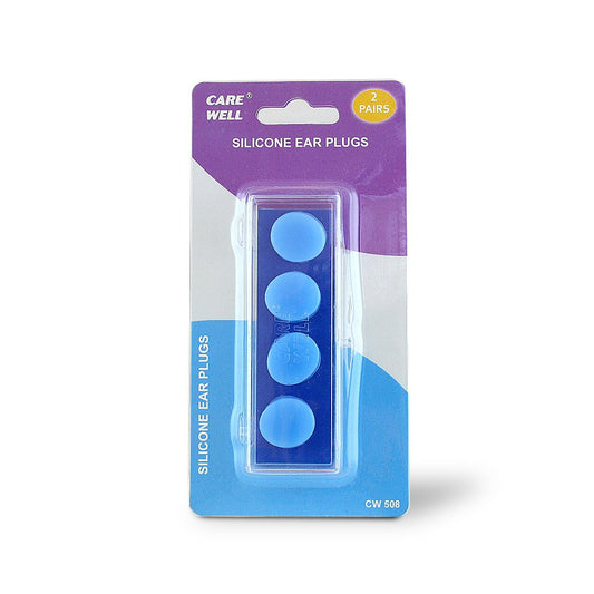 CARE WELL SILICONE EAR PLUGS 4 S CW 508