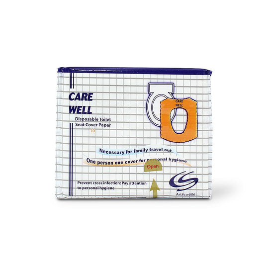 CARE WELL TOILET SEAT COVER PAPER 10 S