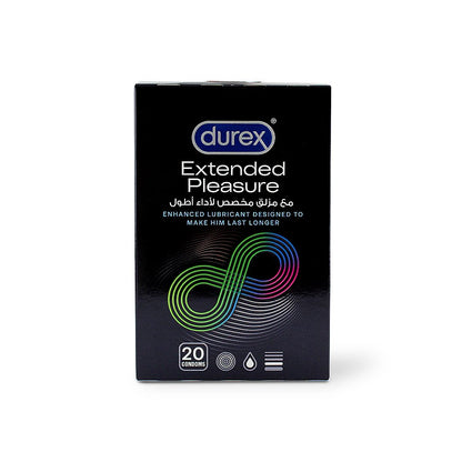 DUREX CONDOM EXTENDED PLEASURE 20 S