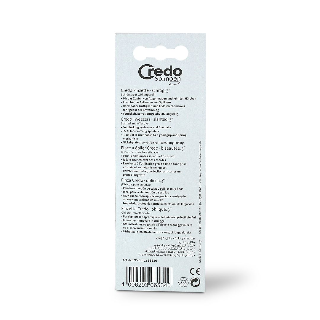 CREDO TWEEZERS SLANTED 13510