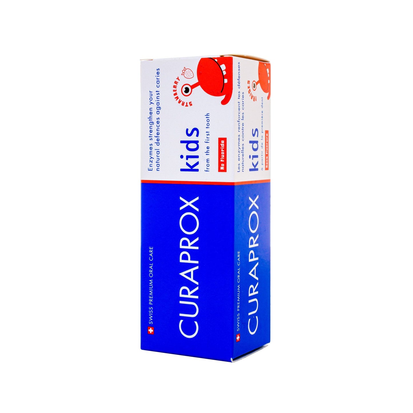 CURAPROX TOOTH PASTE KIDS 0+ STRAWBERRY NO FLORIDE 60 ML