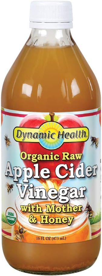 DYNAMIC HEALTH ORGANIC APPLE CIDER VINEGAR WITH MOTHER & CRANBERRRY