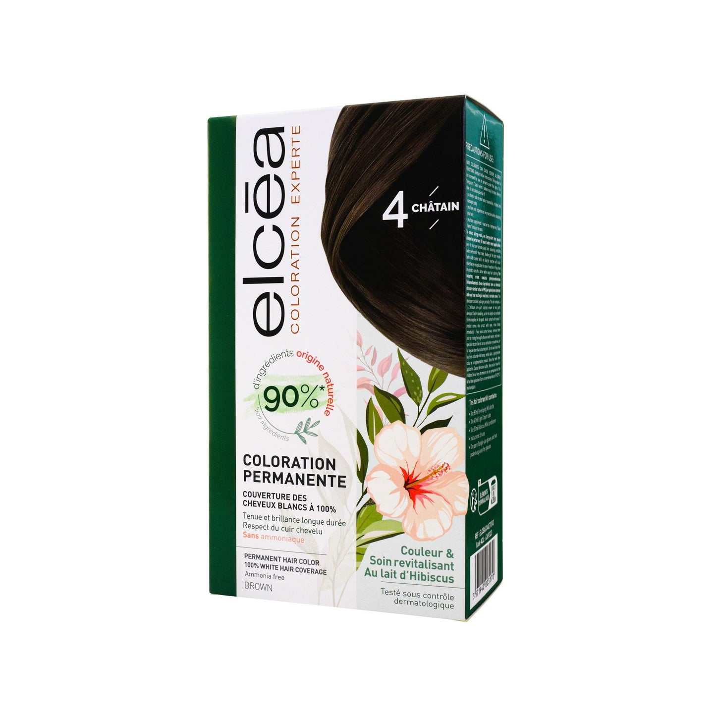 ELCEA PERMANENT HAIR COLOR 4 BROWN