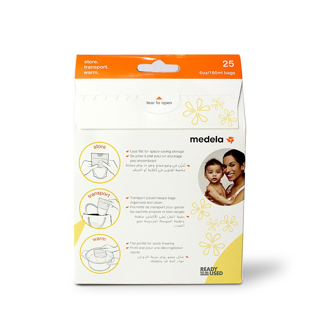 MEDELA BREAST MILK STORAGE BAGS 25 S