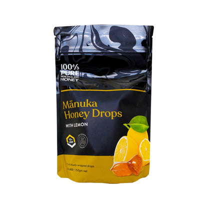 PURE MANUKA HONEY UMF 10+ LEMON AND PROPOLIS DROPS 25 S