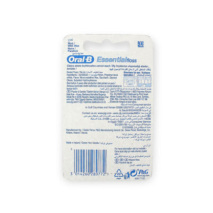 ORAL B FLOSS ESSENTIAL WAXED MINT - 28086