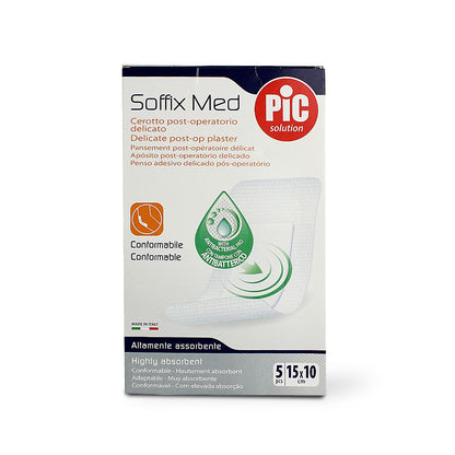 PIC PLASTER SOFFIX MED 15 CM X 10 CM 5 S