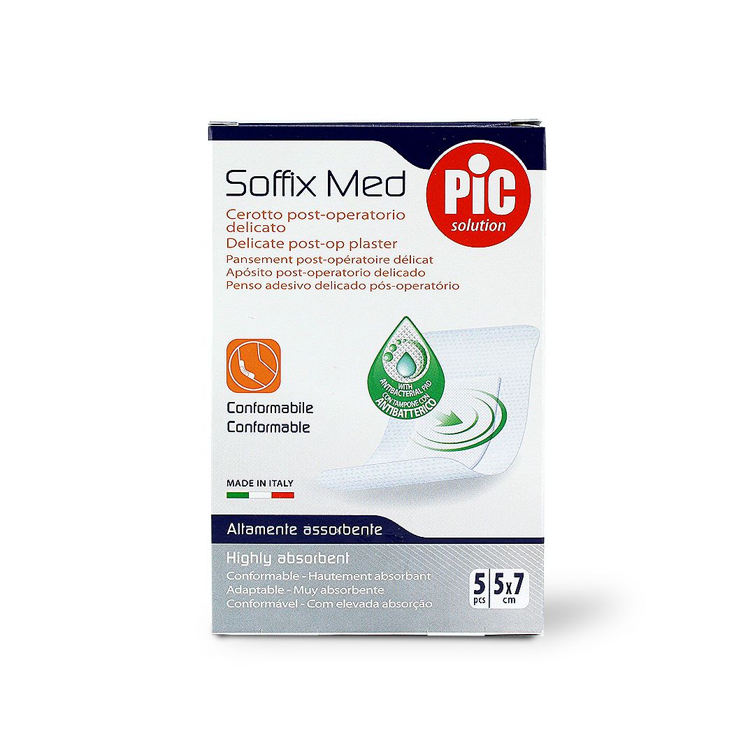 PIC PLASTER SOFFIX MED 5 CM X 7 CM 5 S