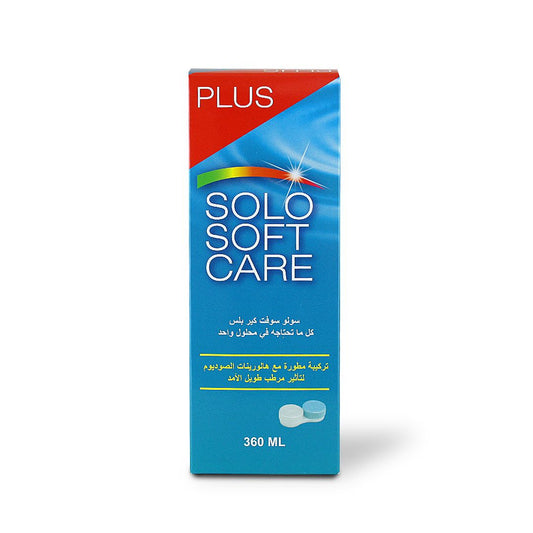 SOLO SOFT CARE PLUS CONTACT LENSES SOLUTION 360 ML