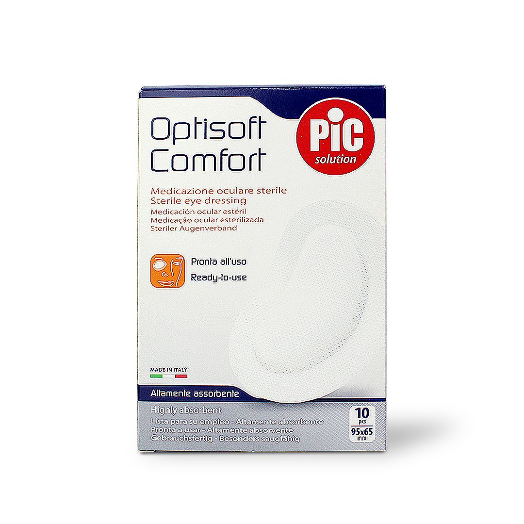 PIC OPTISOFT COMFORT STERILE EYE PADS 10 S