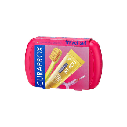 CURAPROX DENTAL TRAVEL SET MAGENTA