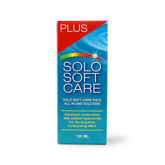 SOLO SOFT CARE PLUS CONTACT LENSES SOLUTION 150 ML