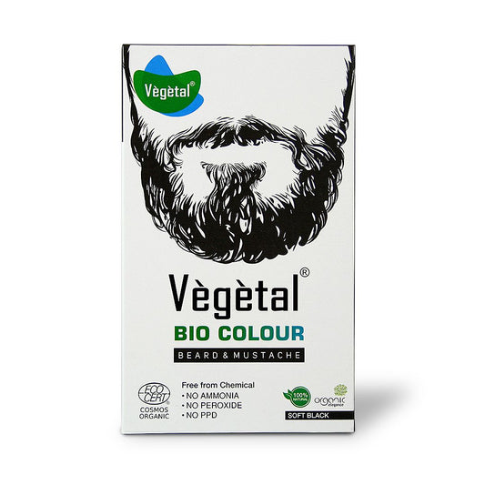 VEGETAL BIO COLOUR BEARD & MOUSTACHE DYE SOFT BLACK