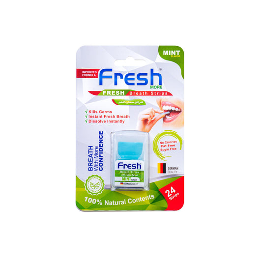 FRESH MOUTH BREATH STRIPS MINT 24 S