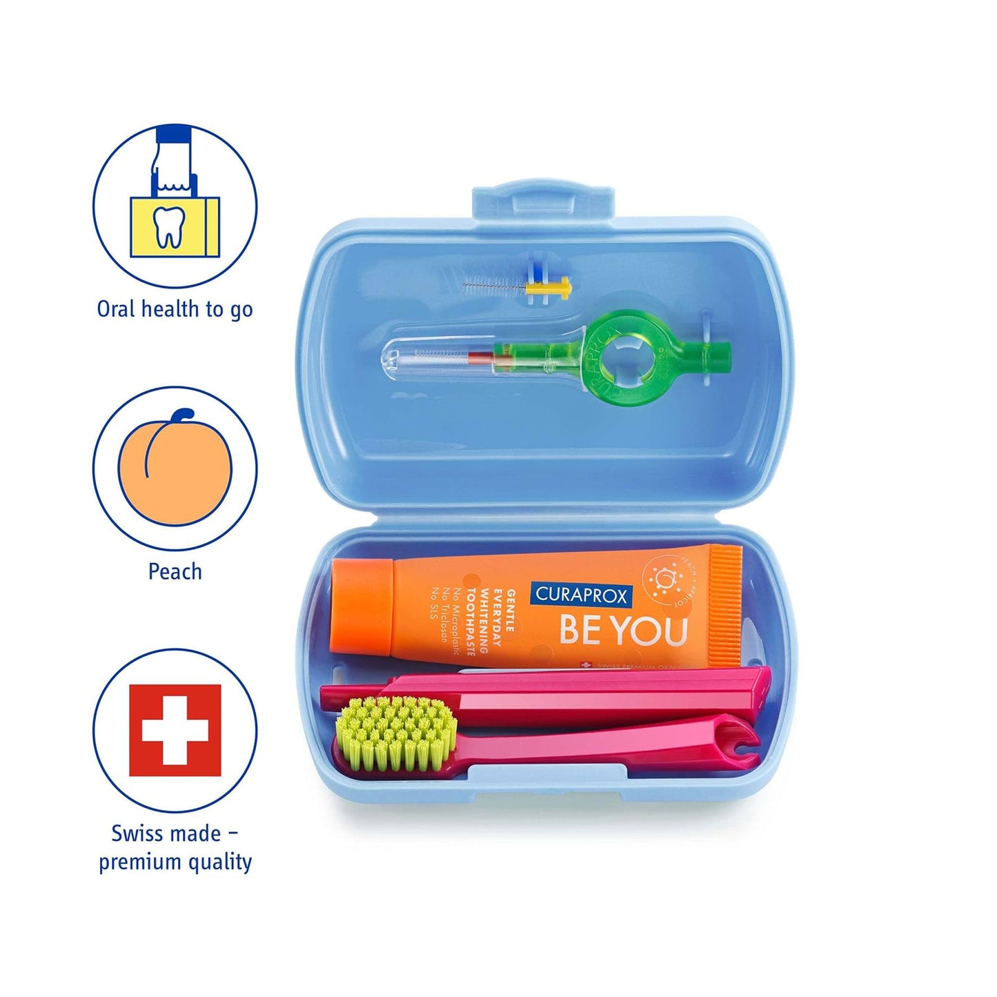 CURAPROX DENTAL TRAVEL SET BLUE