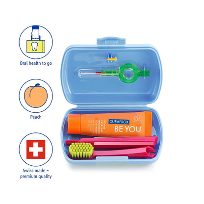 CURAPROX DENTAL TRAVEL SET BLUE