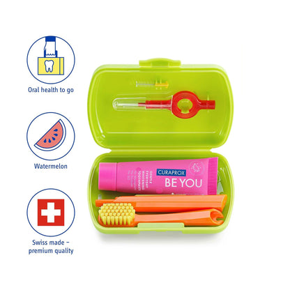 CURAPROX DENTAL TRAVEL SET GREEN