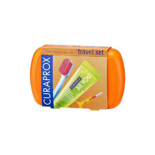 CURAPROX DENTAL TRAVEL SET ORANGE